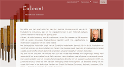 Desktop Screenshot of calcant.be